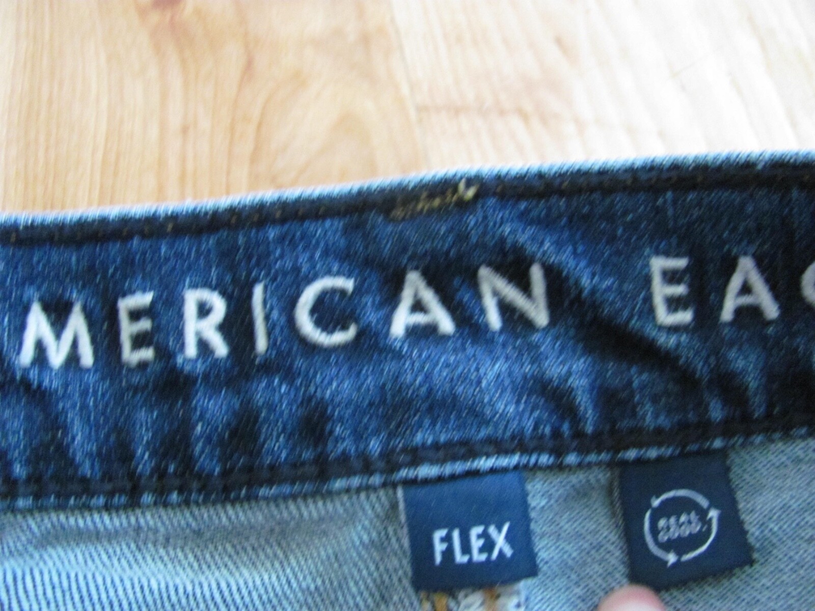American Eagle Flex Blue Denim Straight Leg Jeans Men’s 38 x 30 (TD6-VF )