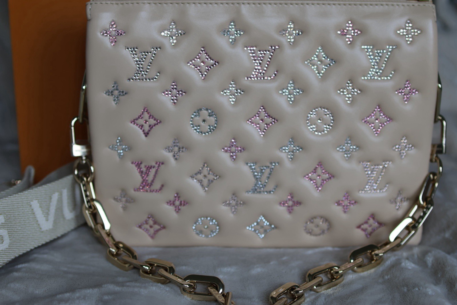 Louis Vuitton Coussin PM Nude Swarovski Limited Edition