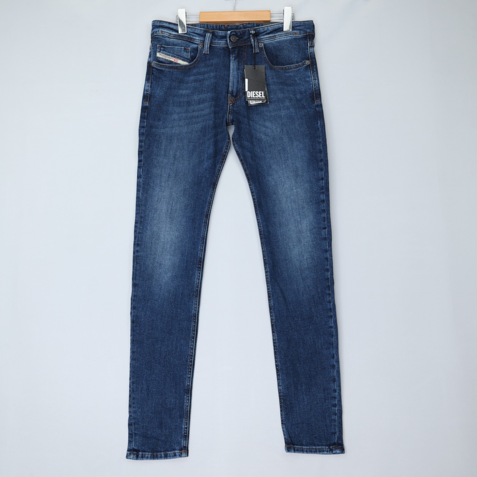 Diesel Mens Jeans 1979 Sleenker Skinny Leg Dark Wash Blue Size NWT