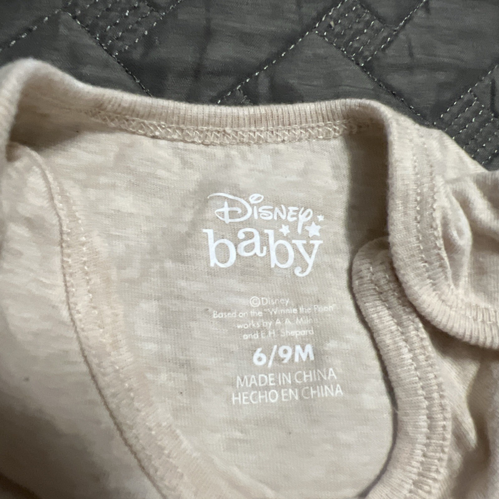 Disney Baby Winnie the Pooh Romper Set Of 2 6-9 Months