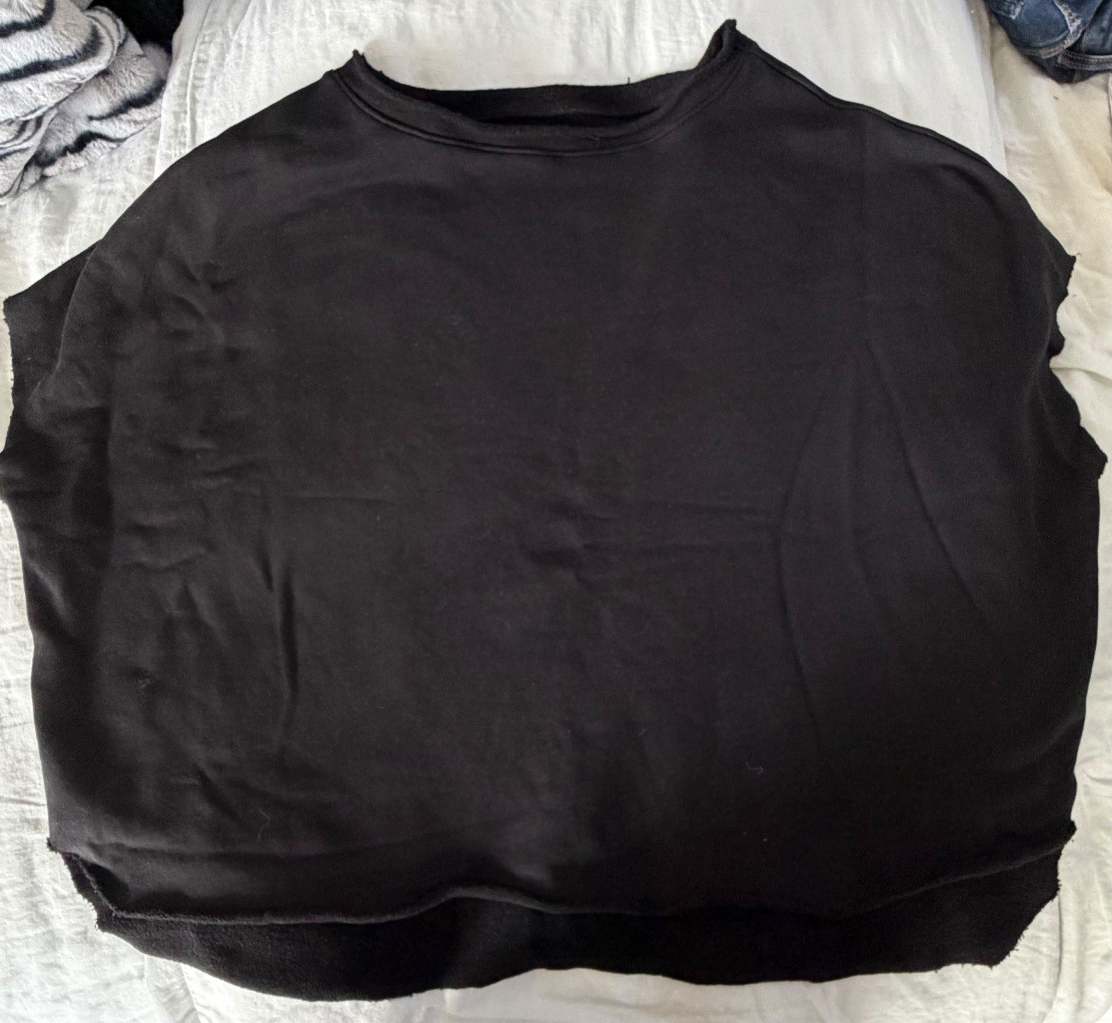 Frank & Eileen 2 Piece NEW Terry Set Black Travel Pant And Top
