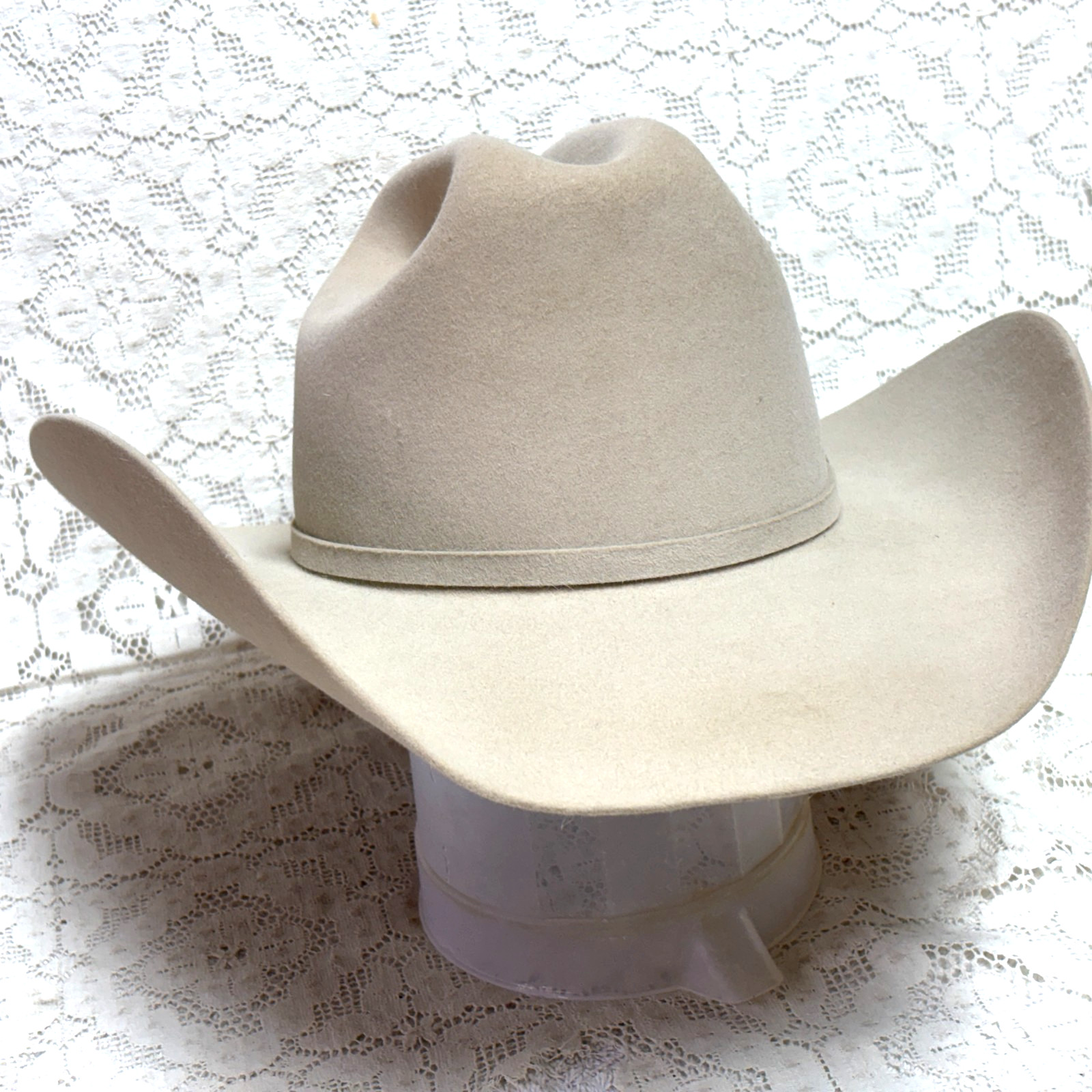 Resistol 6 X Beaver Size 7 Silverbelly Cowboy Western Handmade in Tx Hat EXC