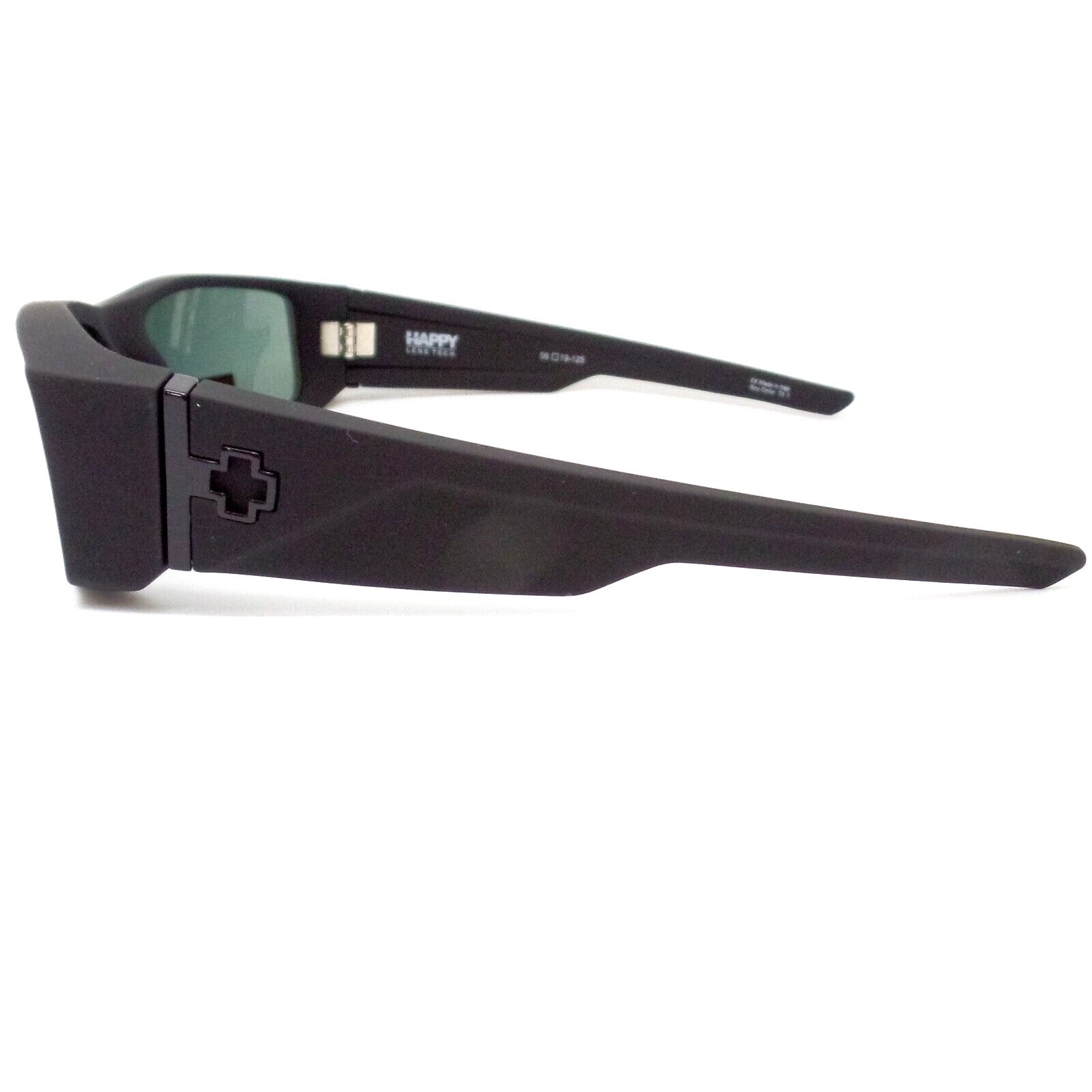 Spy Optics Rebar Ansi Matte Black Ice Blue Polarized New Sunglasses Authentic