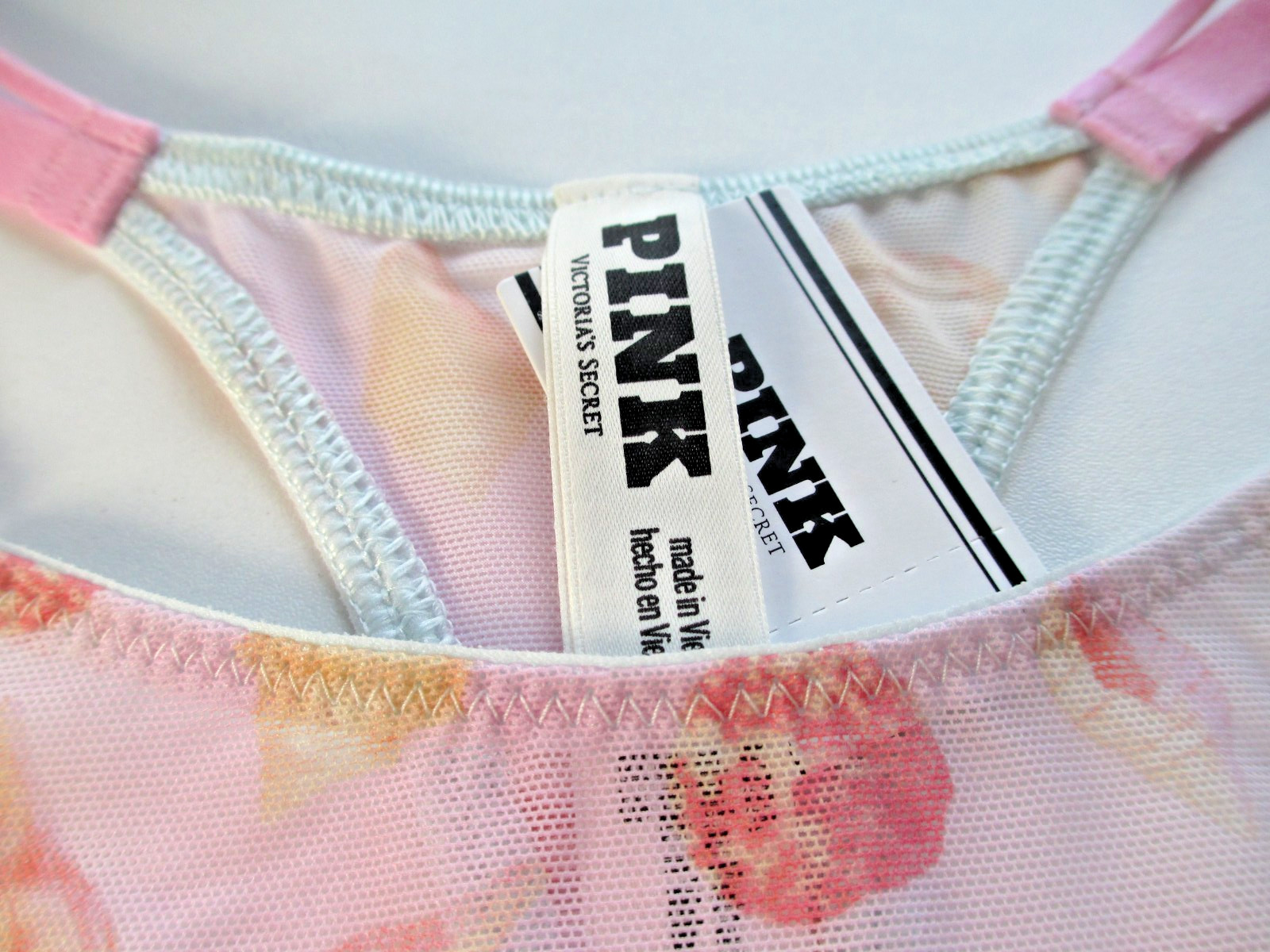 VICTORIA’S SECRET PINK Micro Thong Panty S M L XL Pink NWT Strappy VS Seashells