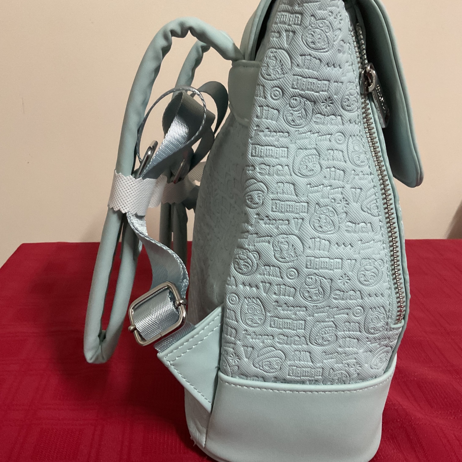 LOUNGEFLY DISNEY PIXAR TOY STORY TINYTAN EMBOSSED CHARACTERS BACKPACK NWT!!