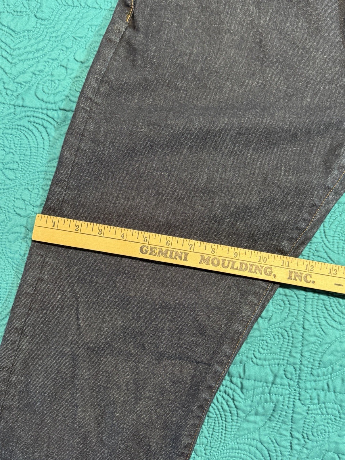 GAP Denim Athletic Jeans Men 34×36 Dark Wash Straight Leg Stretch Blue