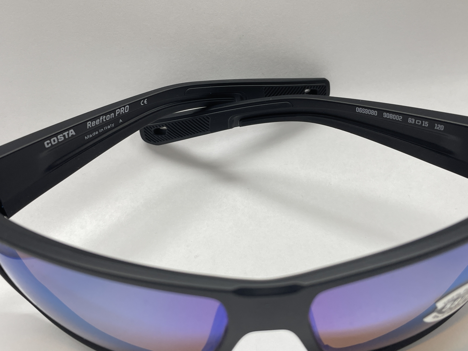 Costa Del Mar Reefton Pro sunglasses matte black frame green 580G glass lens