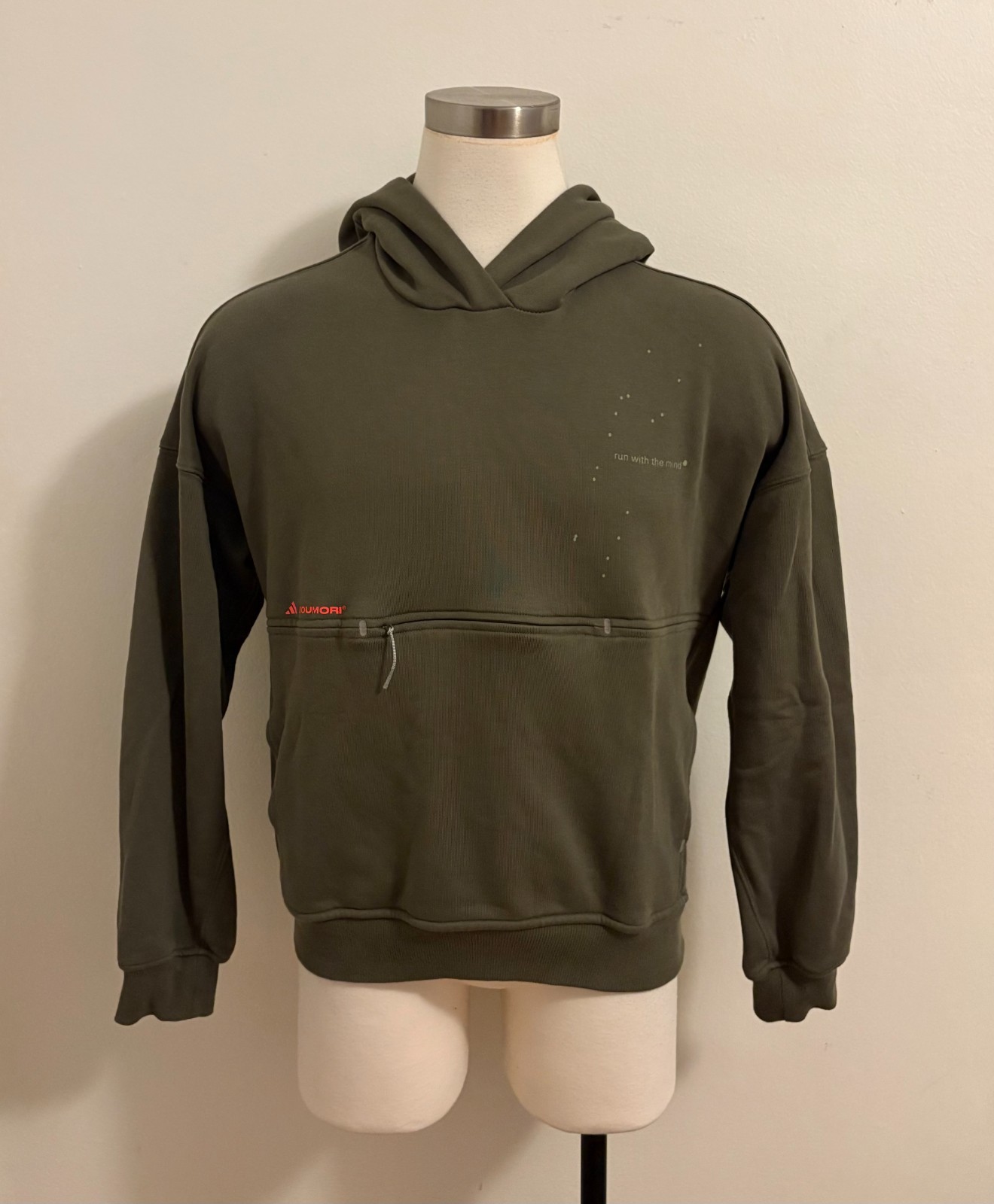 Adidas Adi365 H.Koumori Running Hoodie Sweatshirt – Gender Neutral (size: M)