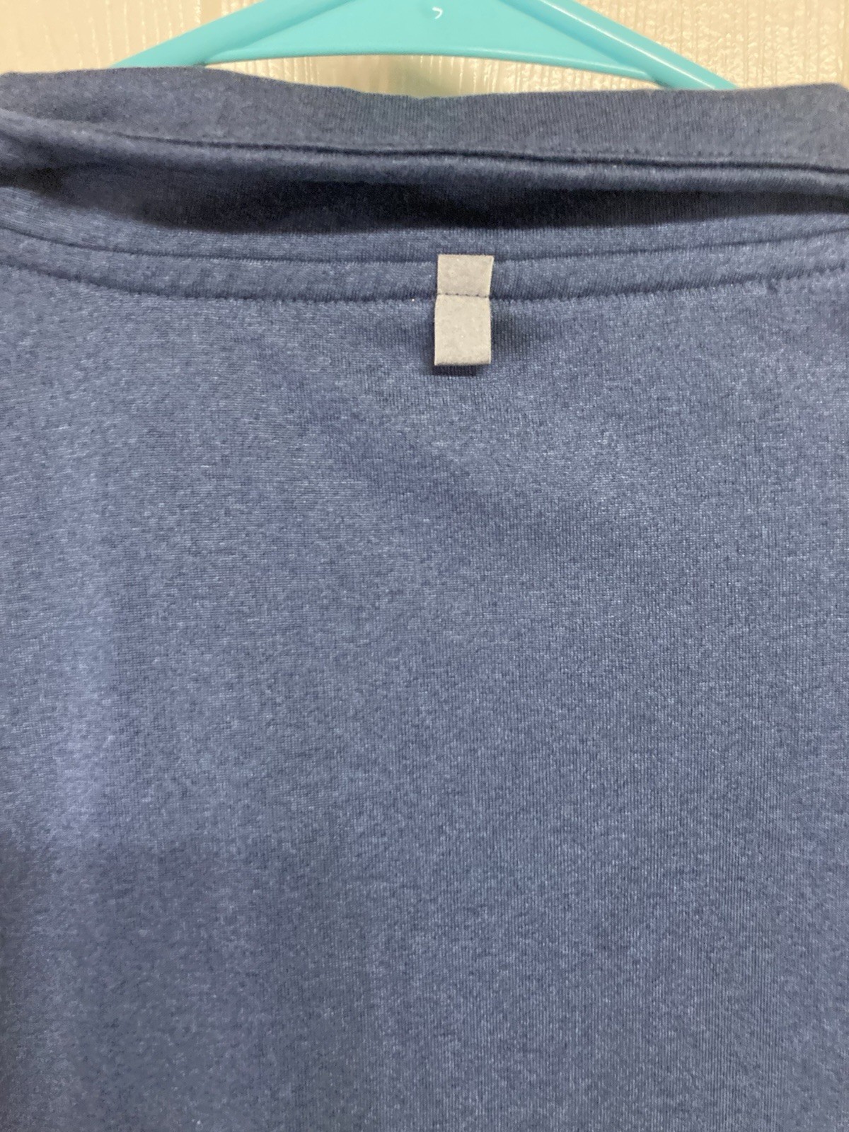 Men’s Polo Sport 1/4 Zip Pullover Performance Moisture Wicking Blue Size Large