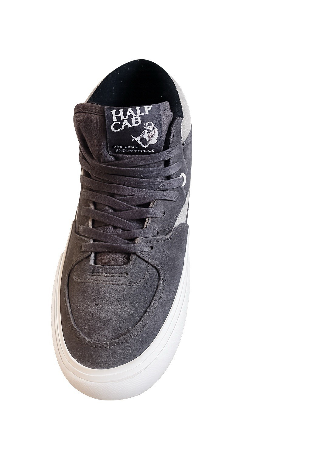 Vans Half Cab Pro Skate Shoes Black Gray Suede Men’s Size 9 VN0A5FCN