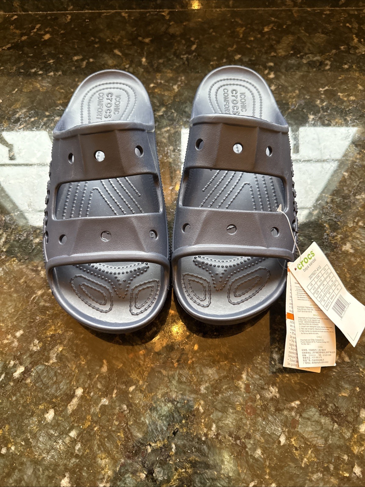 Crocs Baya Slide Sandal for Men Size 12US – Navy – NWT!