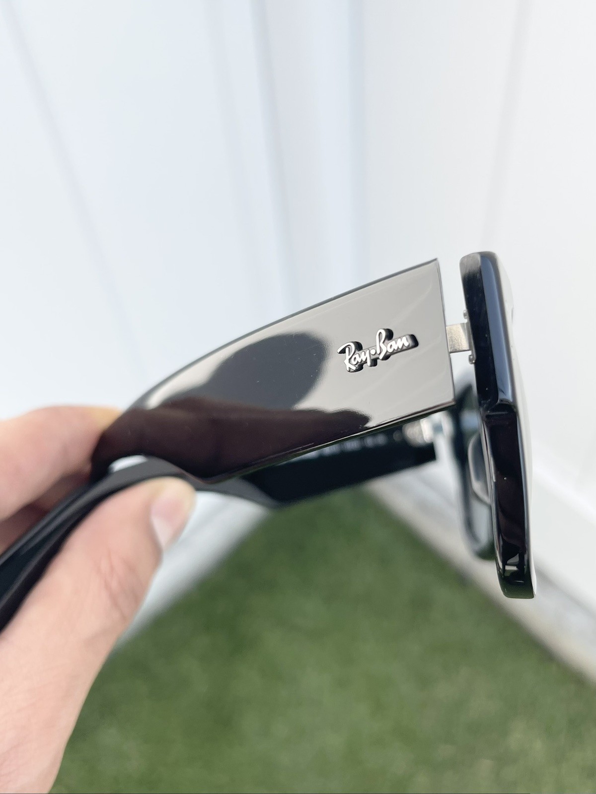 NEW Authentic Ray Ban Mega Wayfarer RB0840S 0840 Black G15 Size 51/21