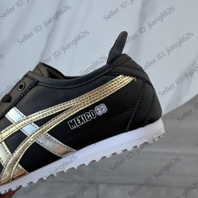 NEW Onitsuka Tiger MEXICO 66 D5V2L 9094 Black Gold Silver