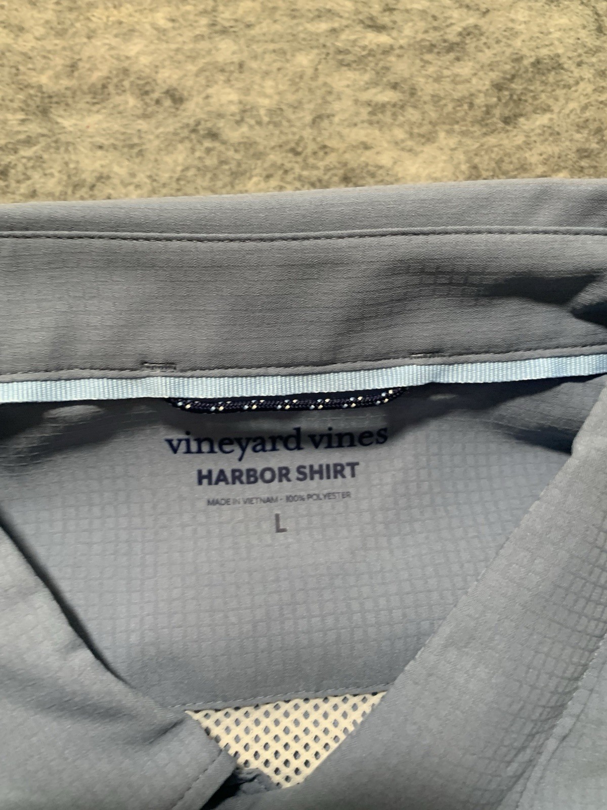 NWT Vineyard Vines Harbor Mens Long Sleeve Light Blue Fishing Shirt Choose Size