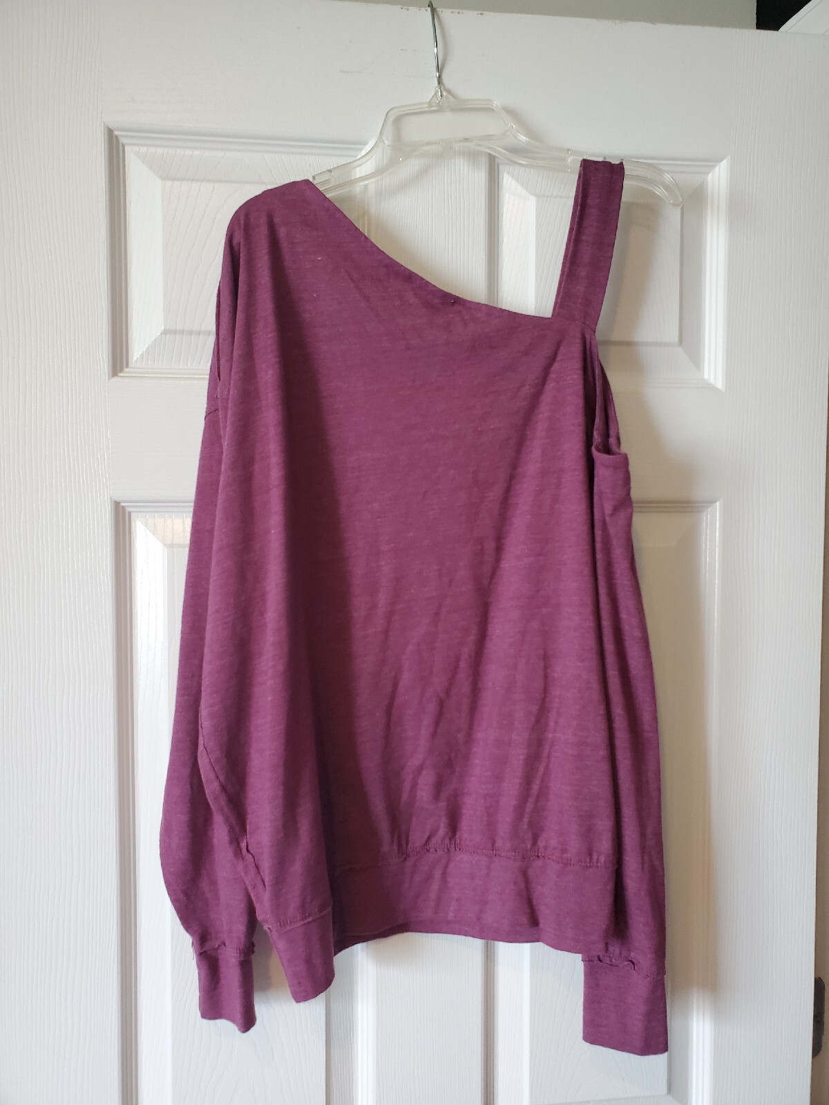 We The Free Saratoga Off Shoulder Purple Top Size XS