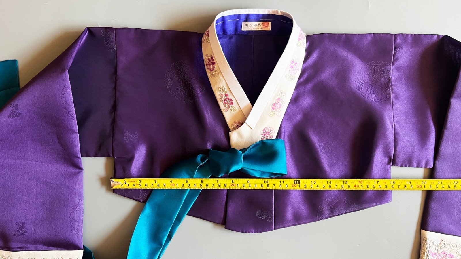 Korean Traditional Dress Hanbok Set-Purple Top Lavender Skirt / Undergarments