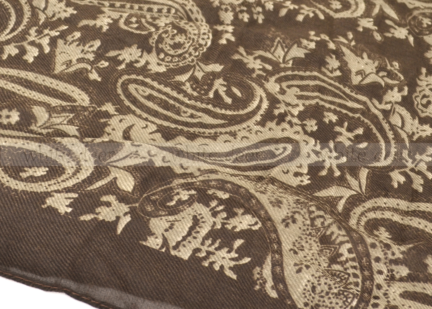 Floral Flower Paisley Print Block Circle Loop Wrap Wide Infinity Scarf Warm