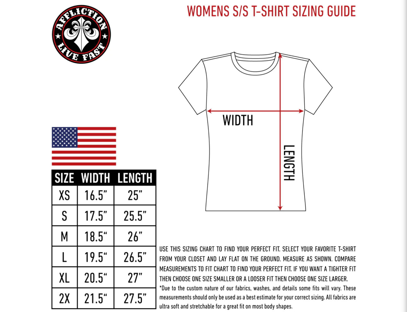 Rebel Saint by Affliction Women’s T-shirt Grace Biker Tattoo