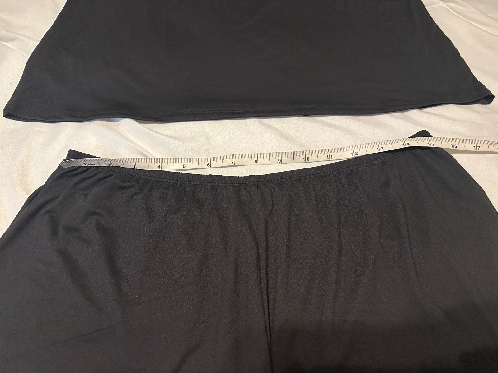 Joyspun Black Cami Shorts Pajama Set Women’s Size Large NWT Goth Style