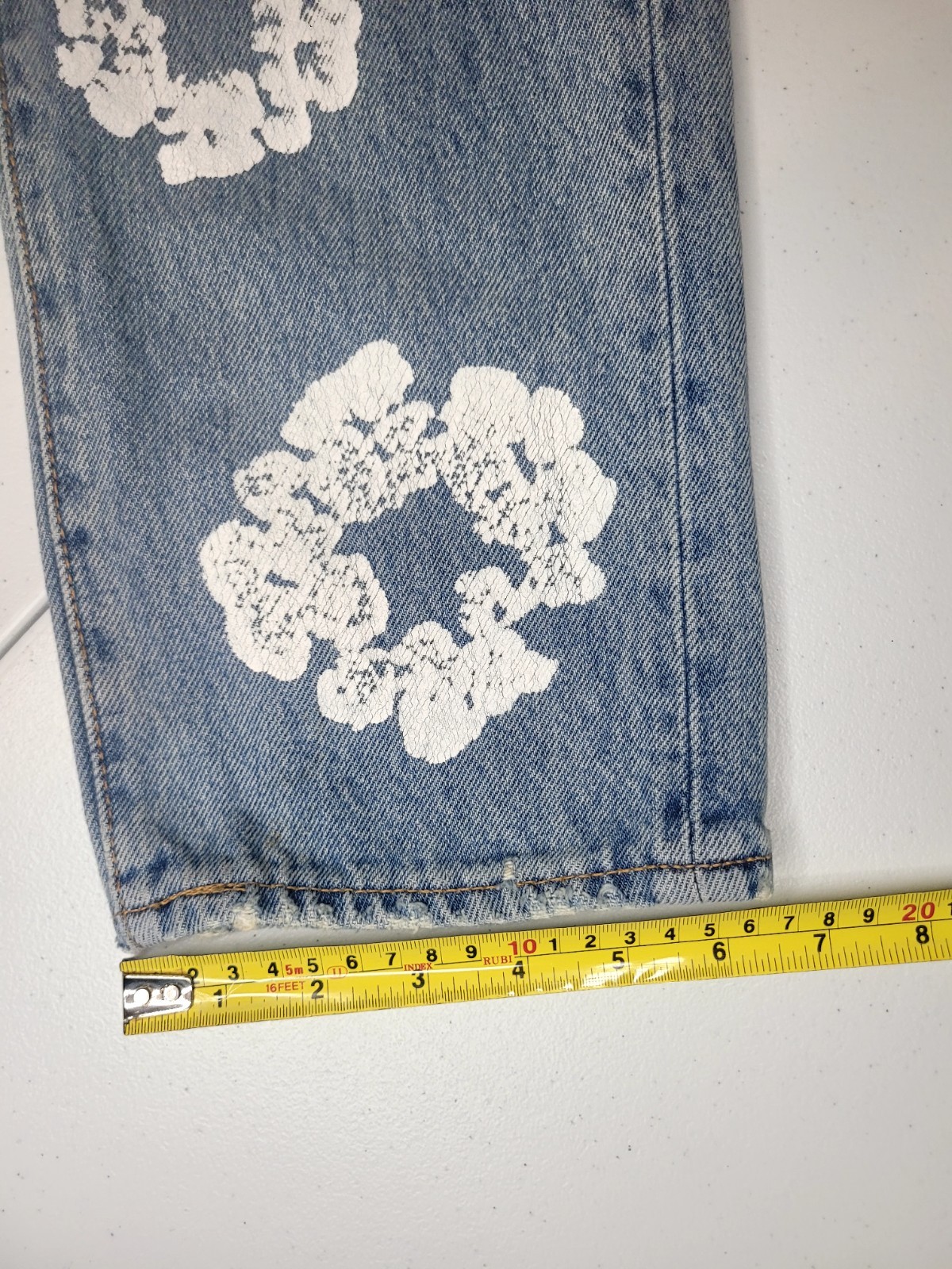 Levi’s 501 DT Denim Tears Cotton Wreath Jeans Levi’s Big E |28×30| Button Fly