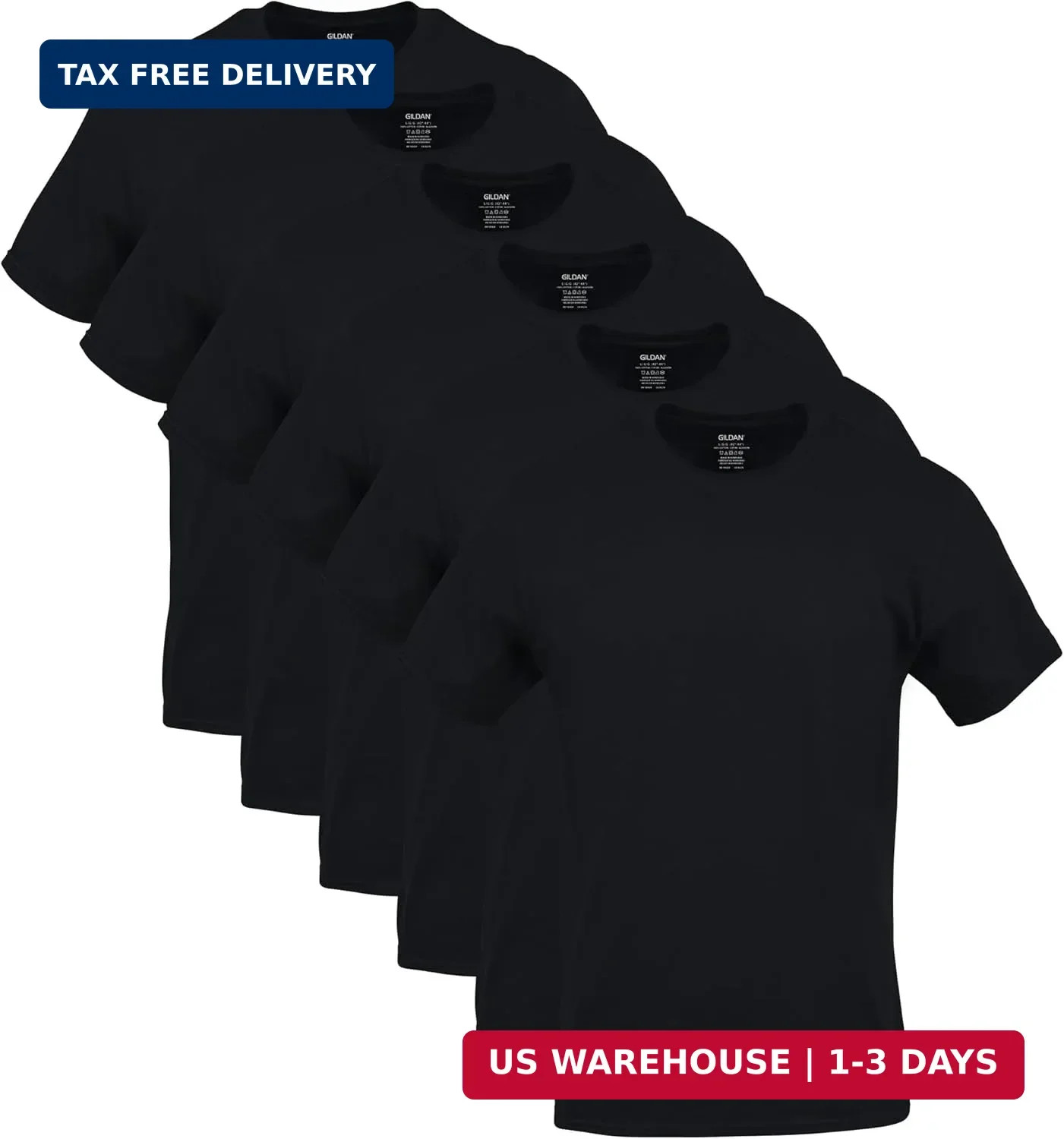 Gildan Men’s Crew T-Shirts, Multipack, Style G1100
