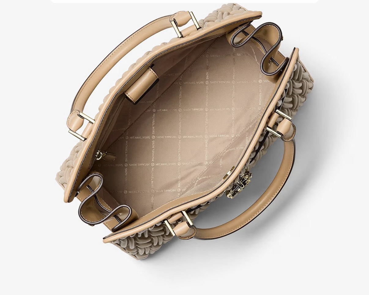 Michael Kors Hamilton Medium Matelassé Satchel NWT
