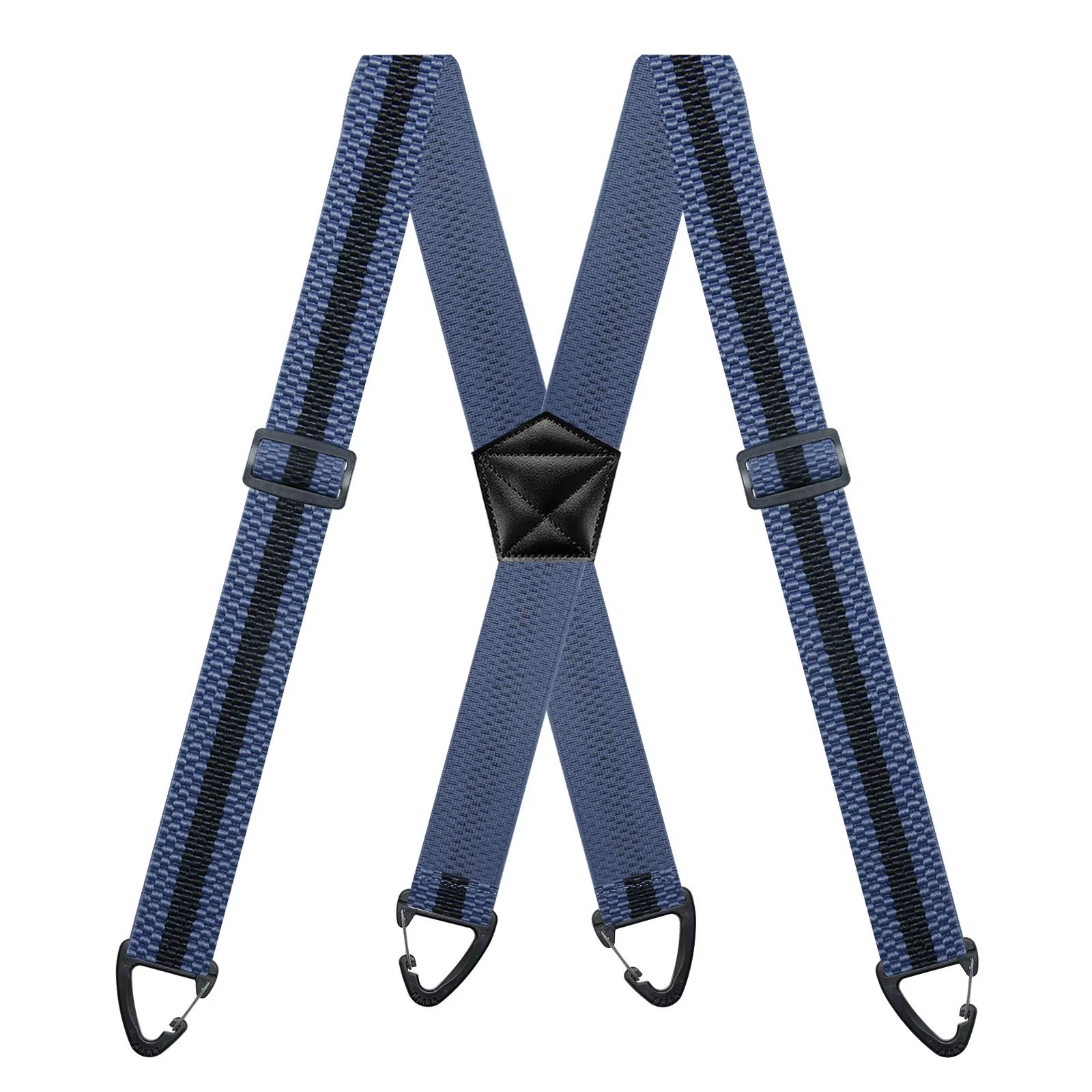 Suspenders for Men Heavy Duty, X Shape Back Hidden Suspender 1.5″ Under Clothing