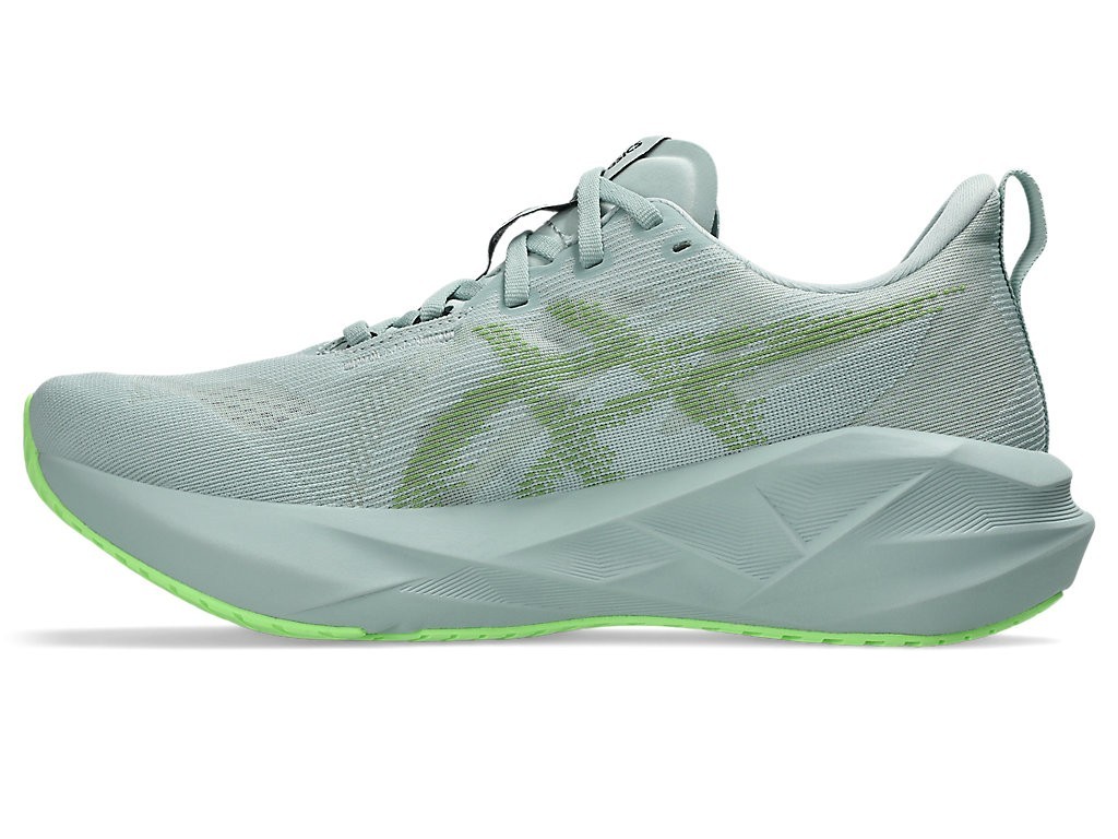 ASICS NOVABLAST 5 1011B974 406 Cold Moss Light Orange Men Running Shoes