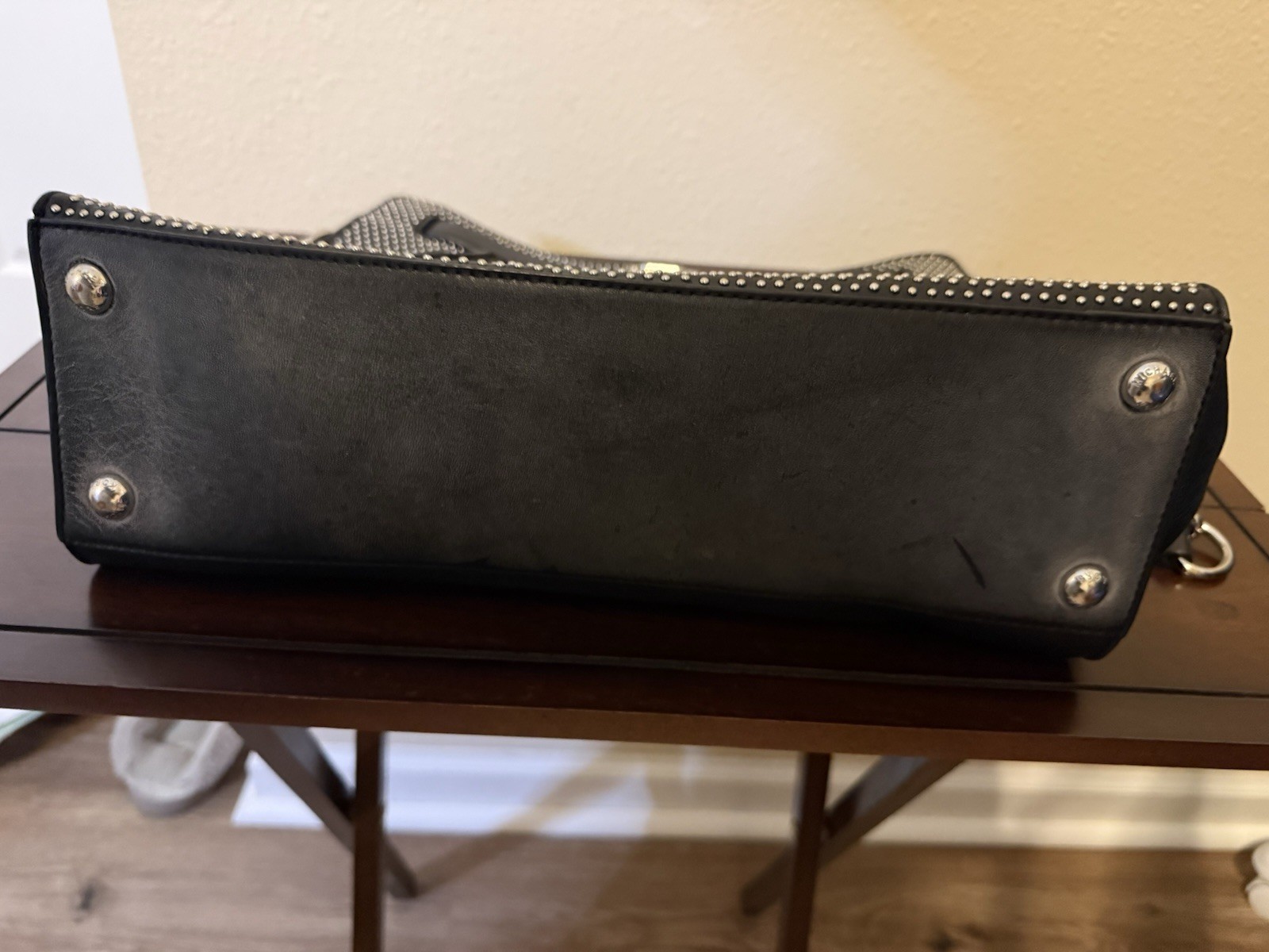 *AUTHENTIC* Michael Kors Microstud Hamilton LG NS Tote 30F4SMHT3L