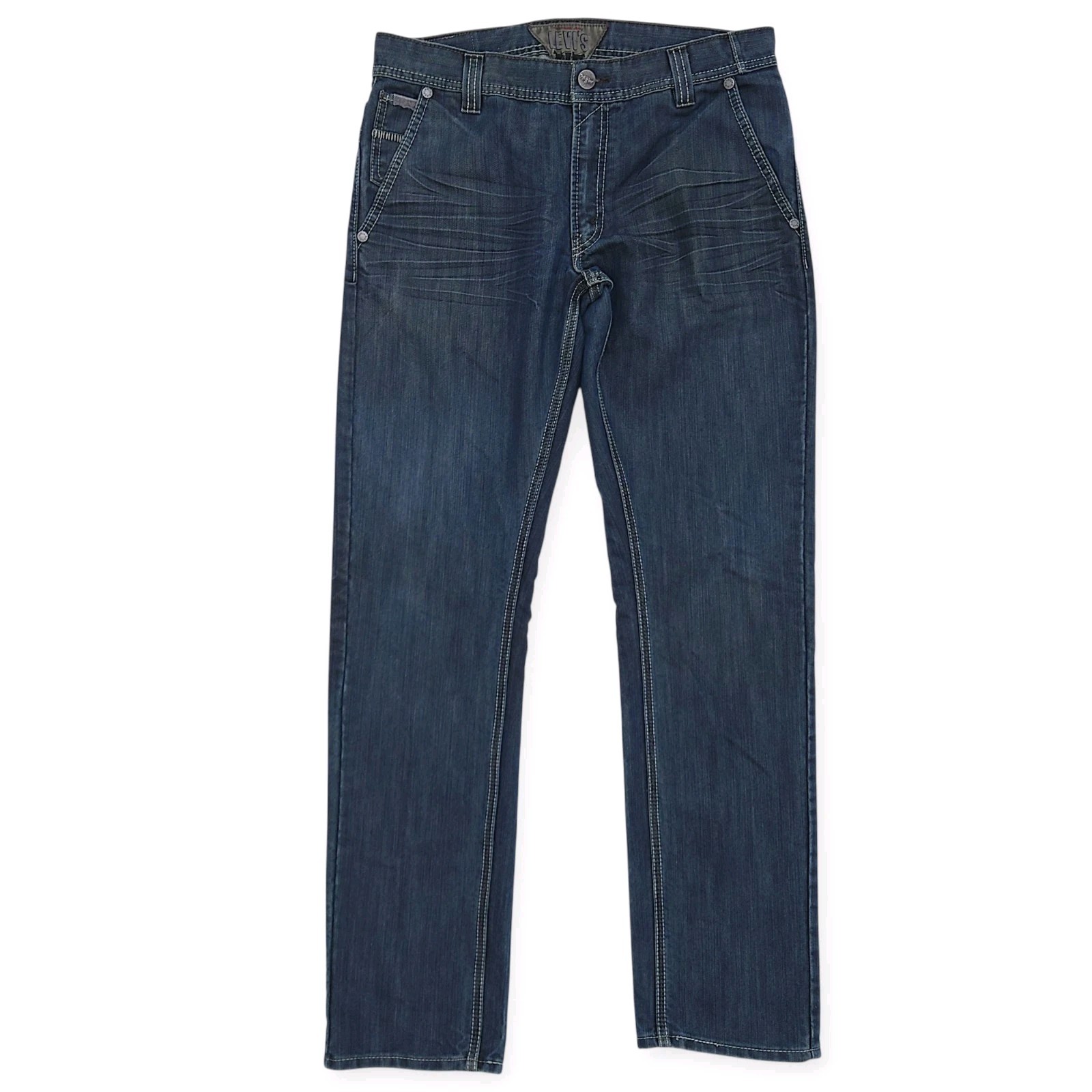 Y2K Levis 511 Jeans Men 31×34 Button Back Cinch Waist Affliction Style Cowboy