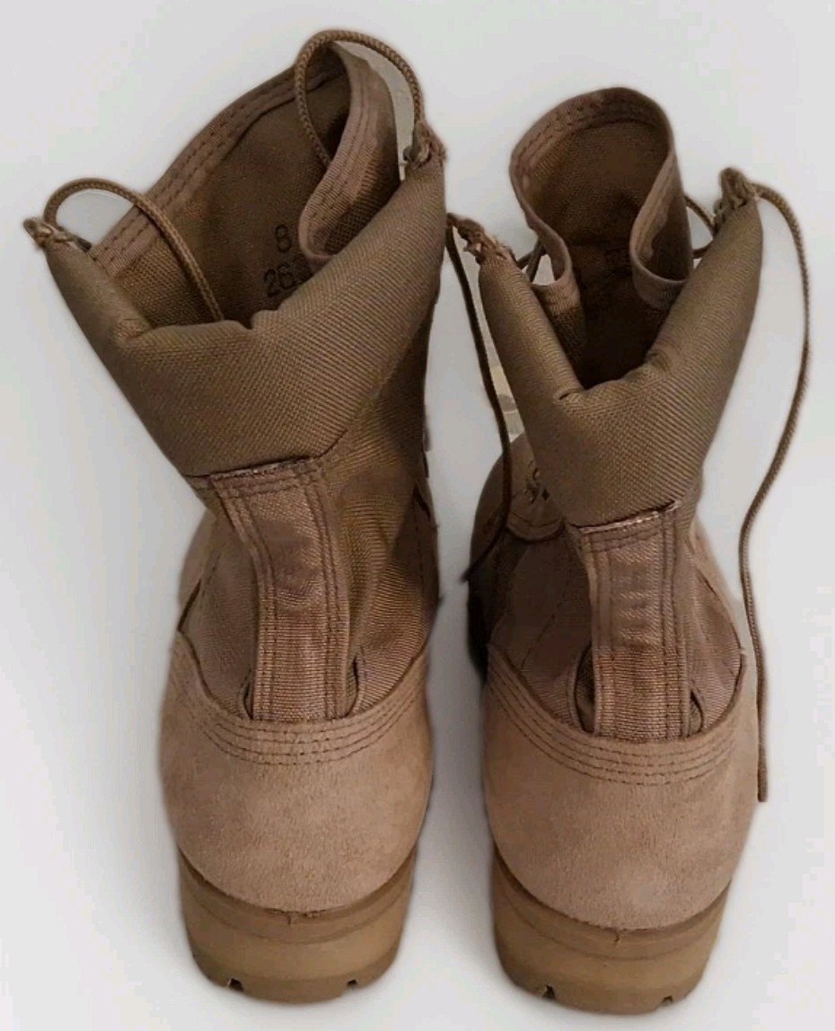 NEW McRae Army Combat Boots Hot Weather, Size 8R NSN 8430-01-514-5083