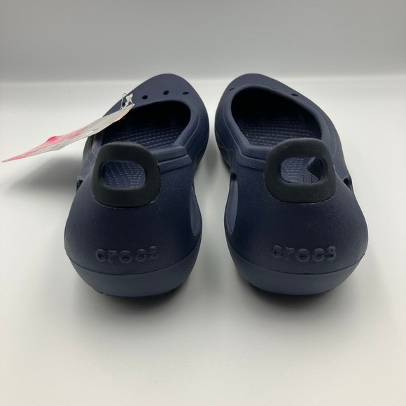 Crocs Womens Ballet Flats Kadee size 9 Navy Blue *NWT*