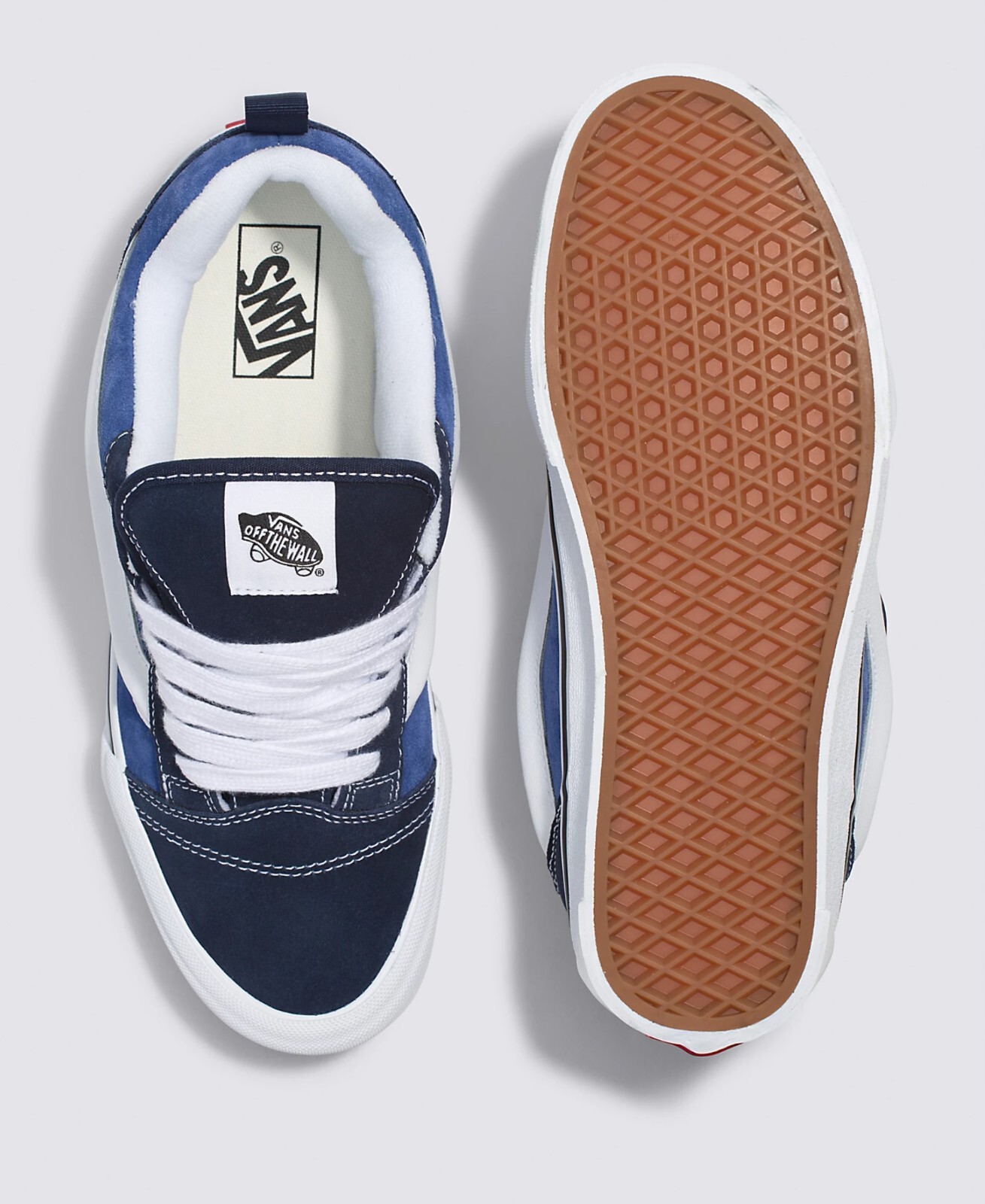 Vans KNU SKOOL Navy / True White Men’s Casual Skate Unisex Sneaker Shoes New