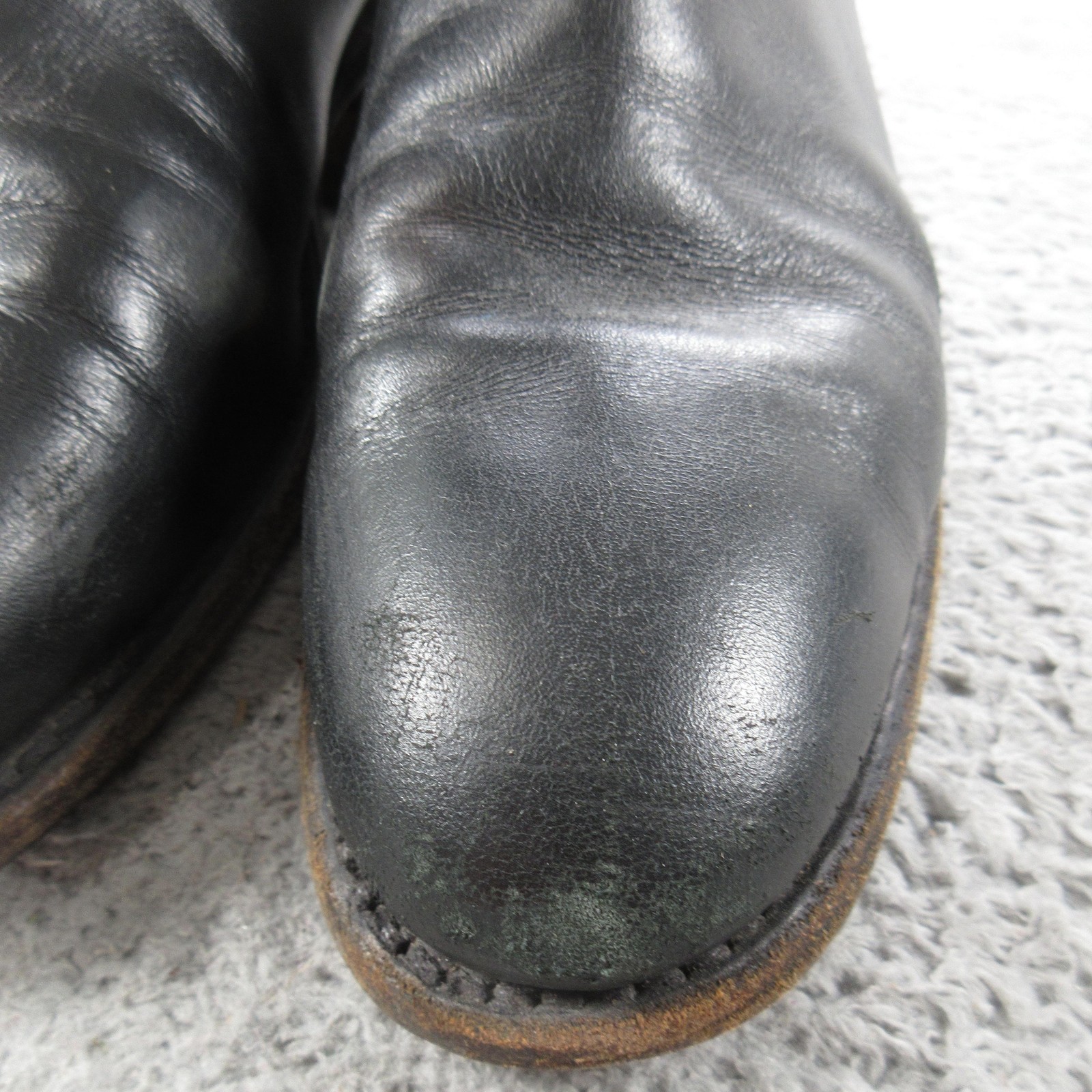 R.M. Williams Chelsea Boots Mens Size 9.5 Black Leather Pull On Ankle Casual