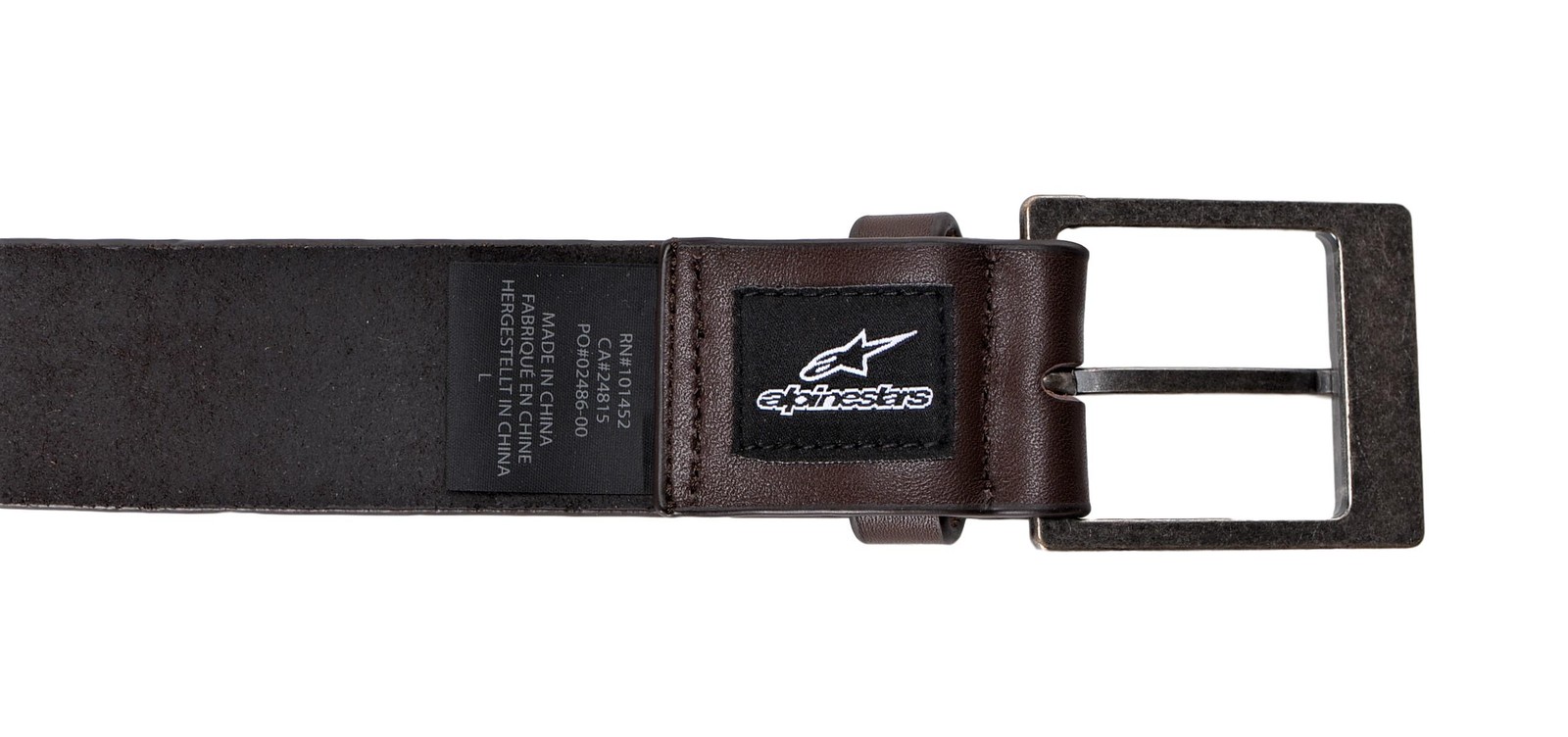 Alpinestars Men’s 38mm Reinforce Leather Belt Brown