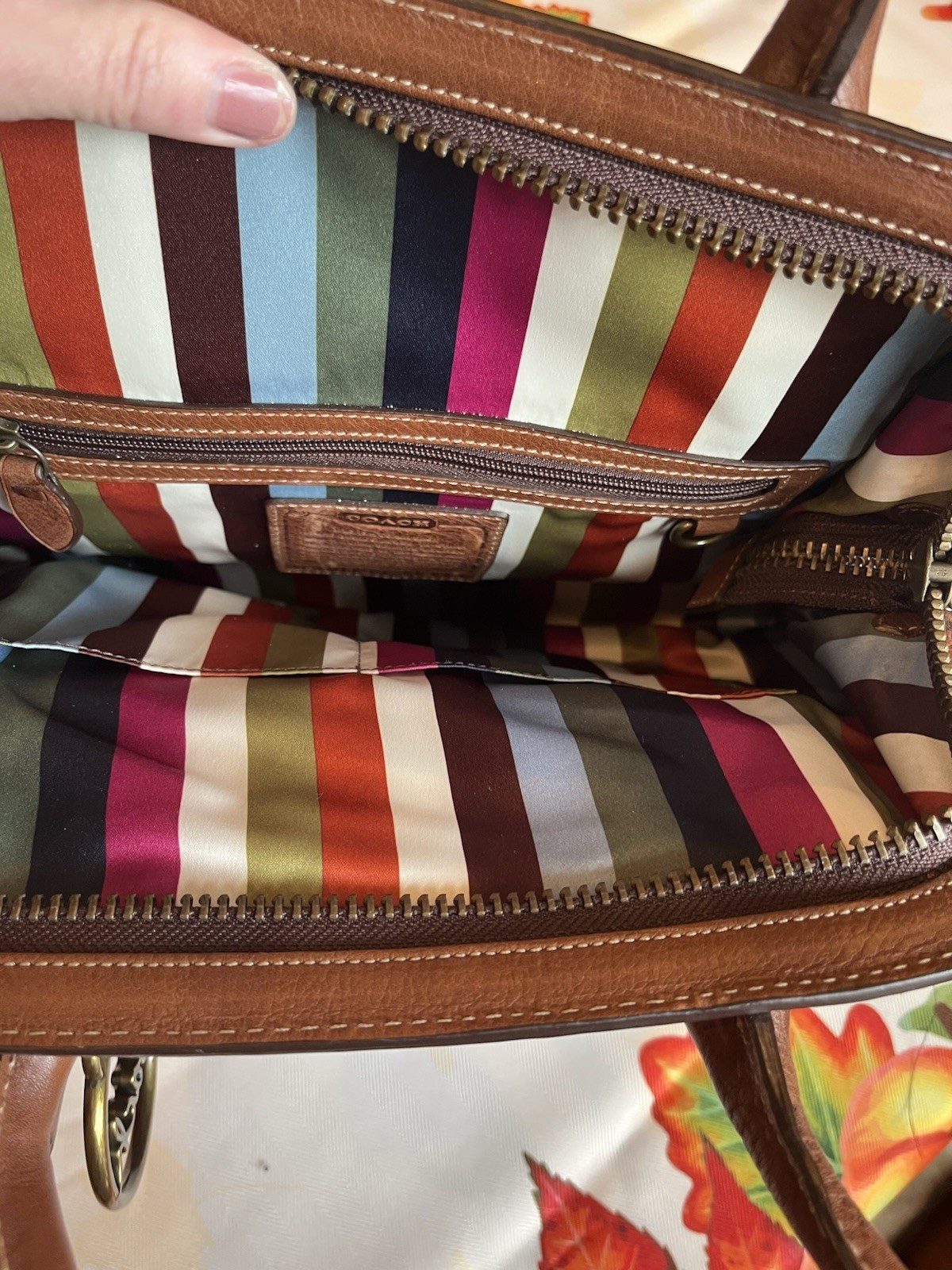 Coach 65th Bleeker Legacy Thompson Ltd Edition Whisky Brown Leather Bag 11373