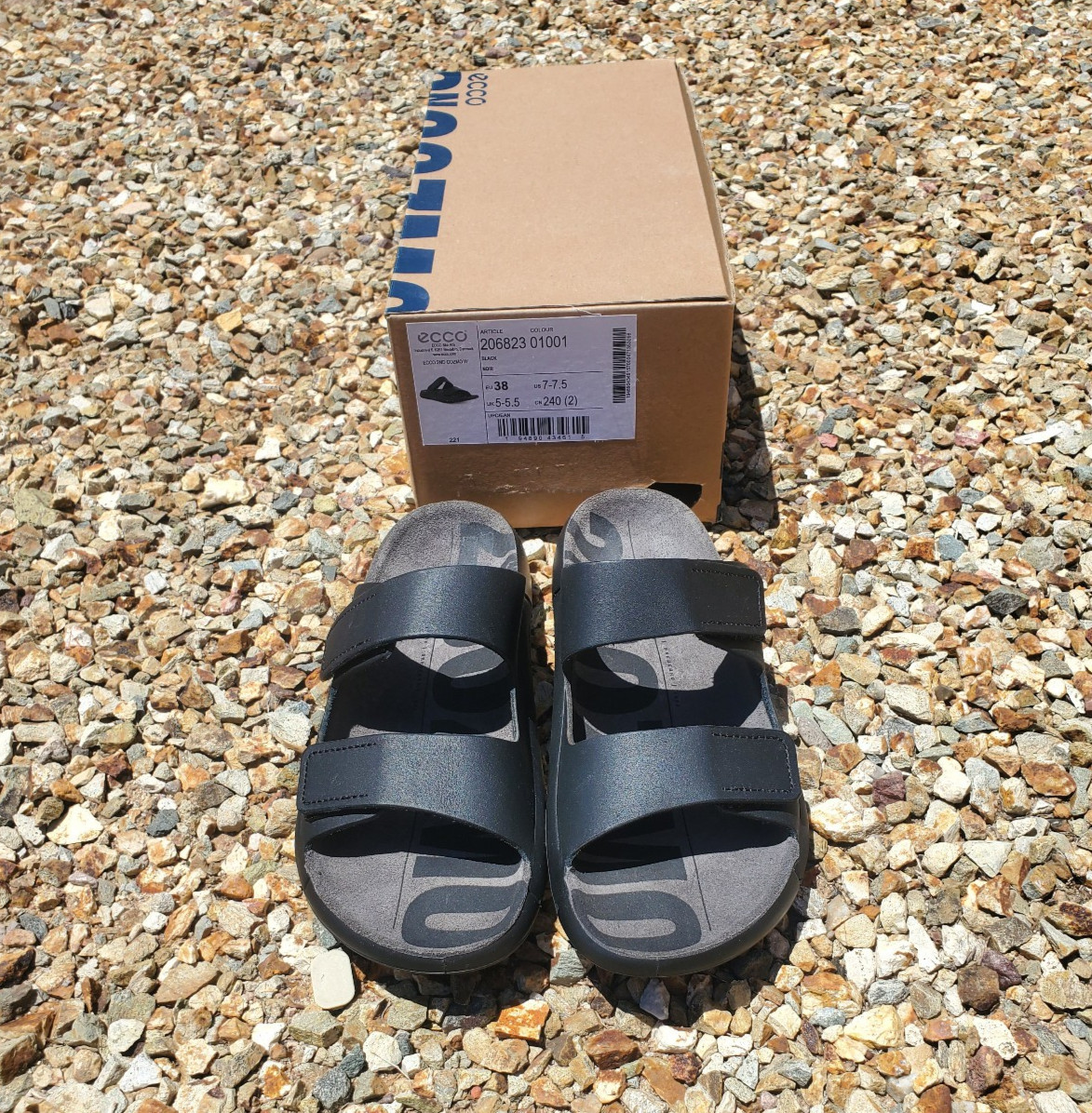ECCO 2ND COZMO W Black size EU 38 US 7 – 7.5 New with Box