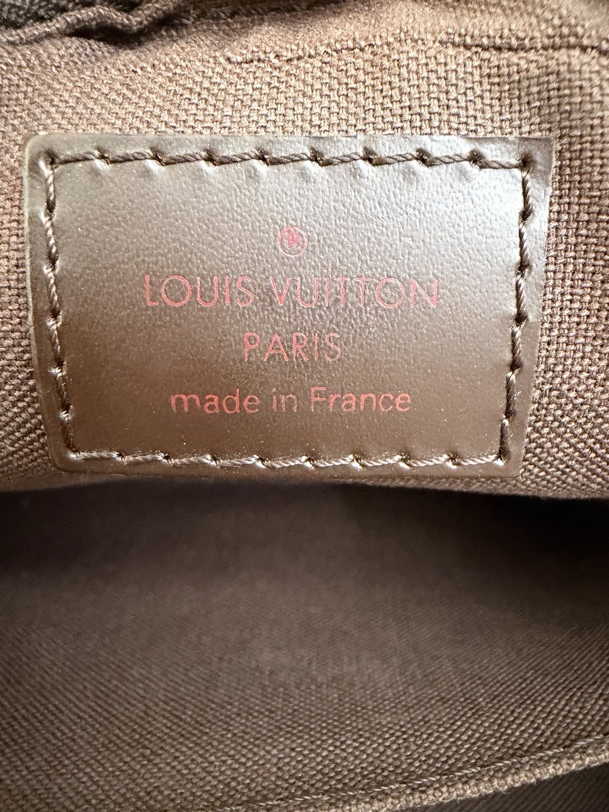 Louis Vuitton Damier Ebene Pochette Bi-Macau Clutch Bag, 13cm x 22cm
