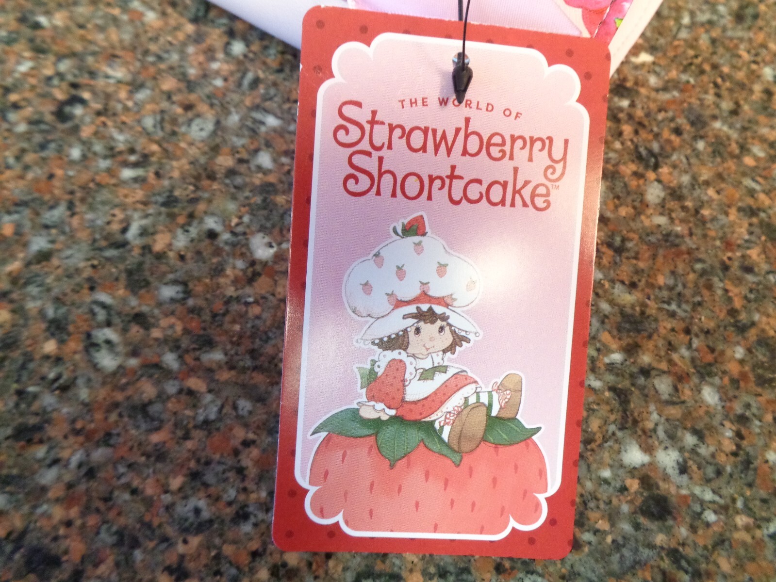 Strawberry Shortcake Strawberries 🍓Satin Lace Up Bow Flap Snap Wallet NWT