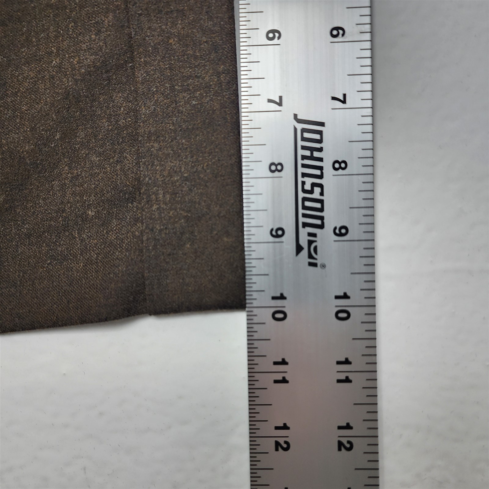 Vtg Hart Schaffner Marx 48×30 Brown Wool Flannel Old Money High Waist Trousers