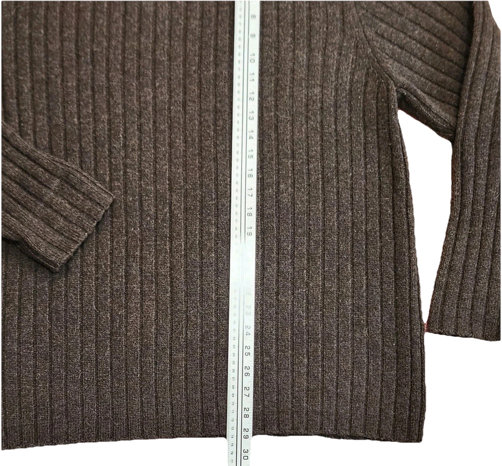 Vintage 90s Gap 100% Lambswool Knit Sweater Brown Men Sz XXL Quiet Luxury