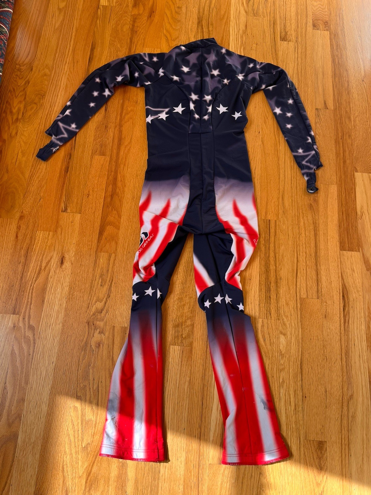 Vintage LOUIS GARNEAU Full BodySuit downhill XC Skiing Compression Jr G/L Large
