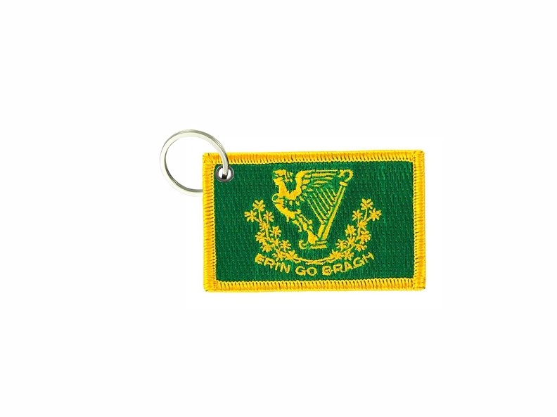 Keychain Brooch Patch Badge Flag Erin Go Bragh Ireland