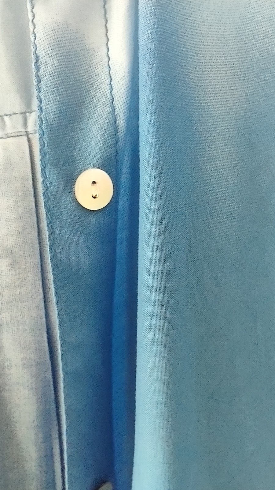 beachlunchlounge Blue Purple Gradient Viscose Collared Button-Up Shirt S/P