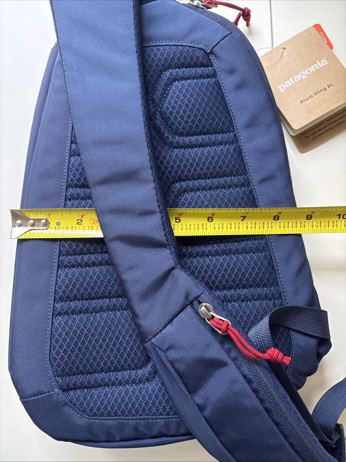 Patagonia Atom 8L Classic Red/ Blue Crossbody Sling Bag Backpack Hiking Travel