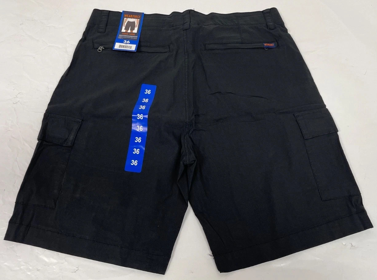WearFirst Men’s Classic Fit Cargo Shorts Inseam 9” SIZES 36/38/40/42