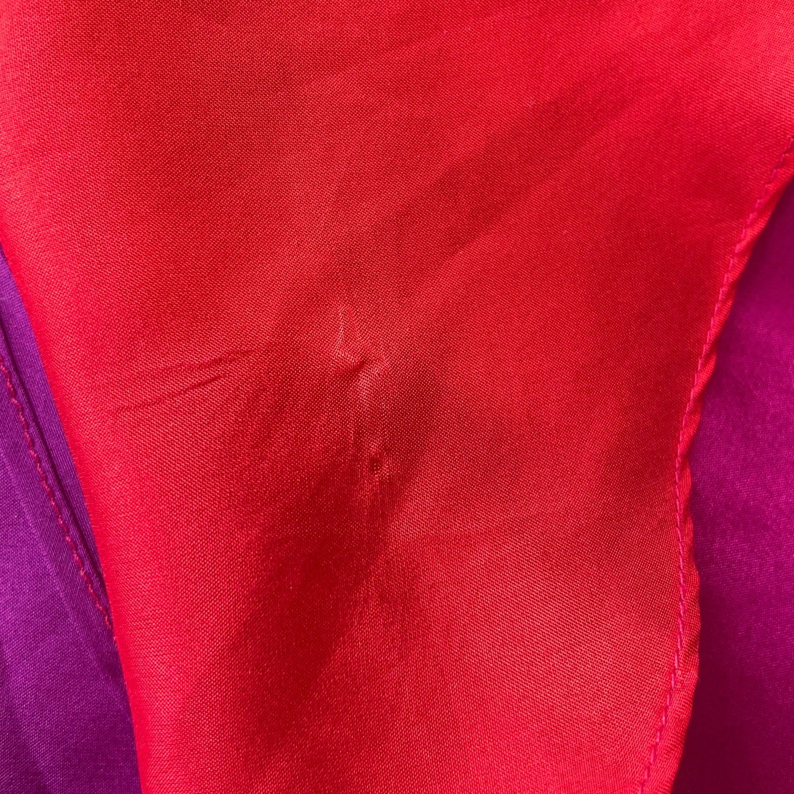 A Common Thread Purple Red Silk Halter Maxi Dres Small