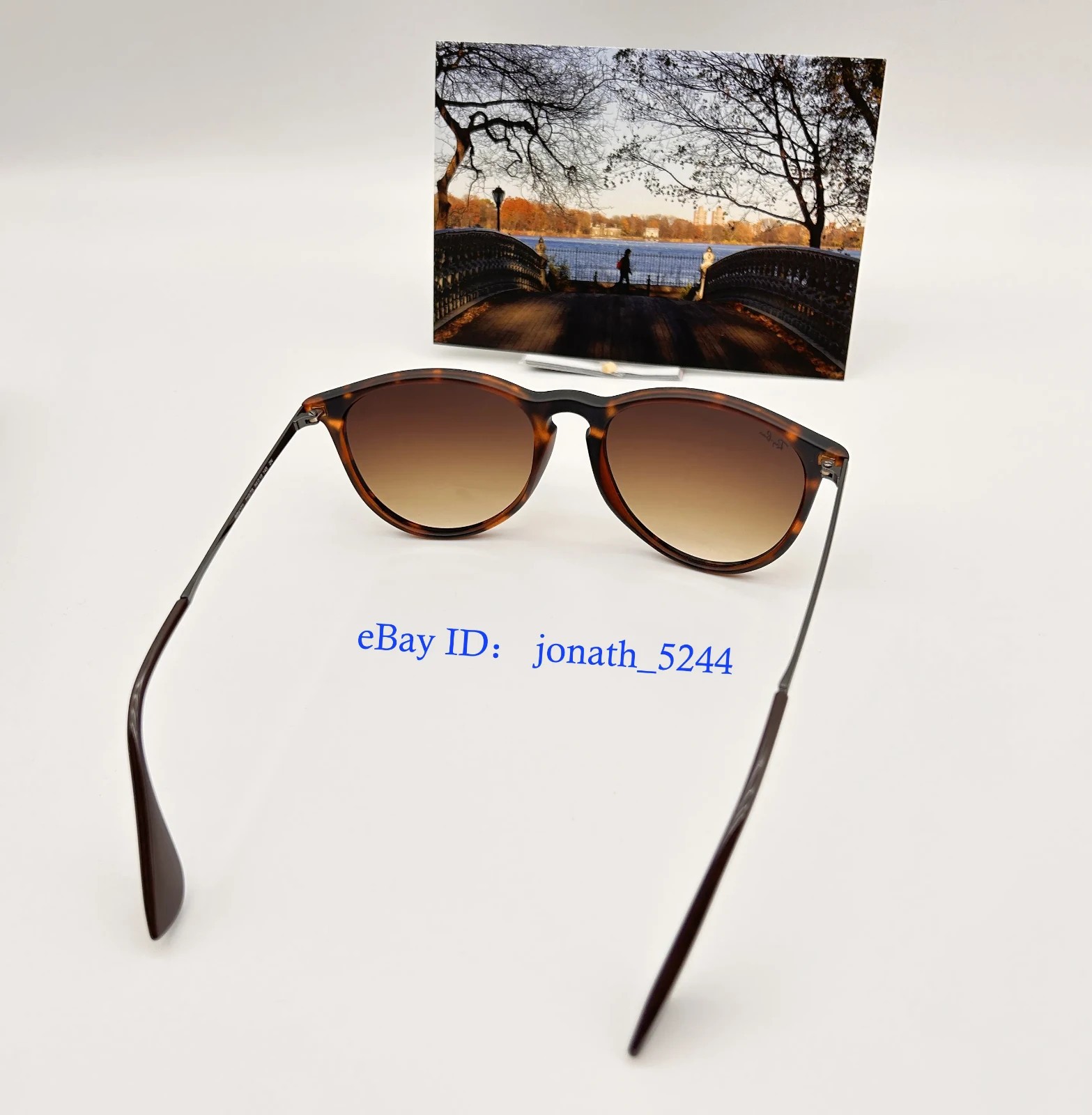 Ray-Ban Erika RB4171 710/T5 Womens Tortoise Brown Gradient Sunglasses 54mm 2N