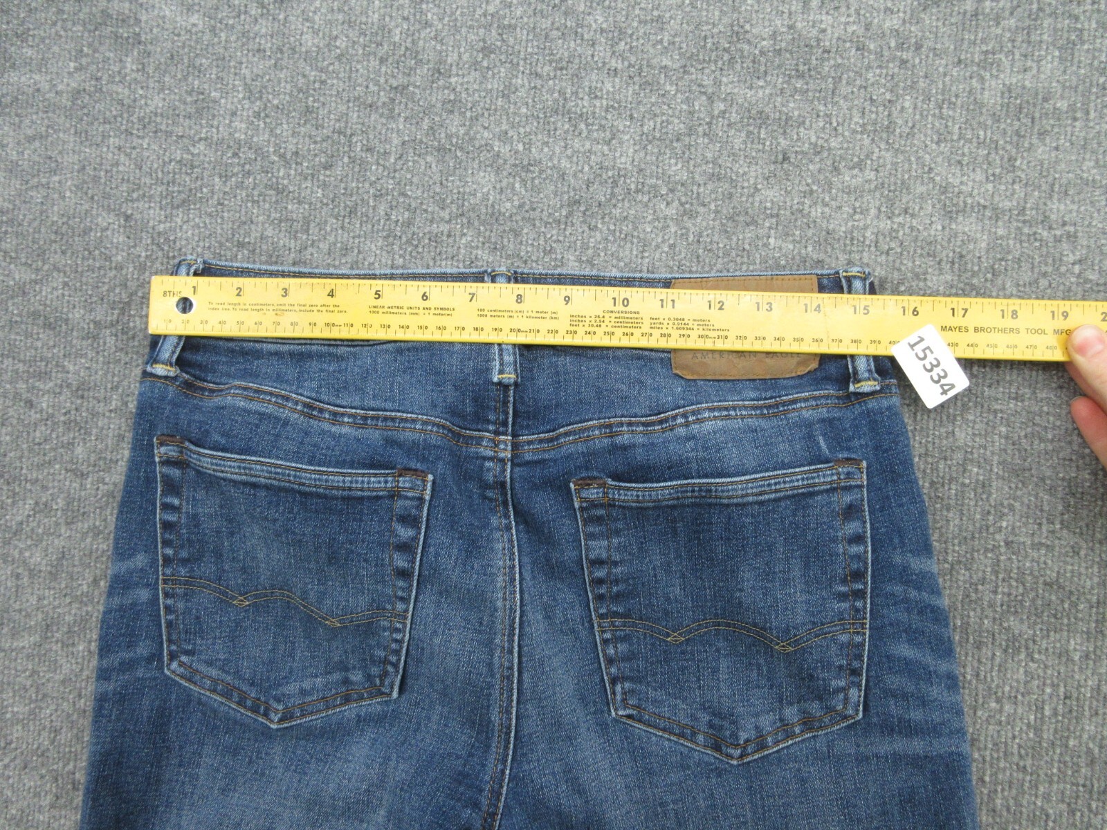 American Eagle Jeans Mens 30×32 Blue Slim Next Level Airflex Denim (FITS 31×31)