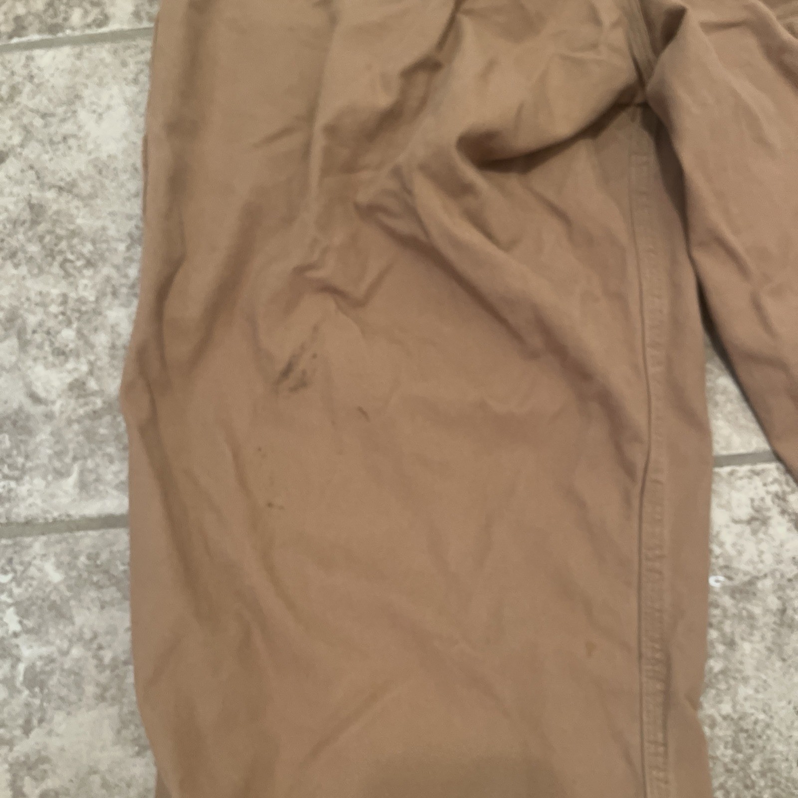 Duluth Trading Pants Flex Fire Hose Mens 37×30 Ultimate Cargo Brown Six Pocket